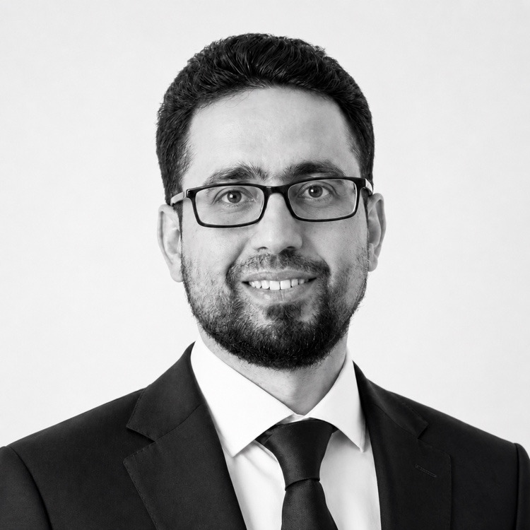 Headshot photograph of Ahmed Ali, MD, MSc